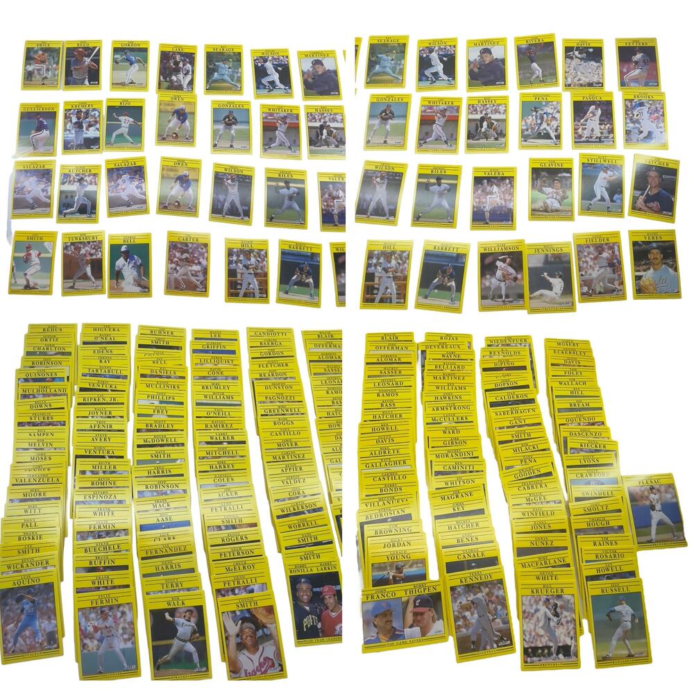 Vintage 91 Fleer Baseball Cards Logo Stickers Trading Cards Original Box 471 Pcs - Picture 5 of 8